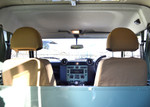 EXT019-5 - Front Outer Seat Covers (Pair) - Defender Puma / TD4 2007 onwards - Sand Canvas - By Exmoor Trim Image 6 Thumbnail