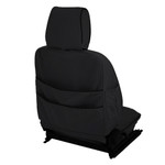 EXT019-45 - Front Outer Seat Covers (Pair) - Defender Pre 2007 - Black Canvas - By Exmoor Trim Image 2 Thumbnail