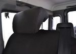 EXT019-49 - 2nd Row 60/40 Split Seat Covers - Defender Puma / TD4 from 2007 onwards - Canvas Black - By Exmoor Trim Image 9 Thumbnail