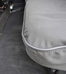 EXT019-49 - 2nd Row 60/40 Split Seat Covers - Defender Puma / TD4 from 2007 onwards - Canvas Black - By Exmoor Trim Image 8 Thumbnail