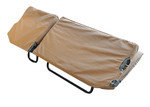 EXT019-8 - 2nd Row Canvas Seat Covers - Defender with 60/40 Split Bench Seat (4 Piece) - Pre 2007 - Sand - By Exmoor Trim Image 7 Thumbnail