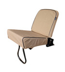EXT019-12 - Inward Facing Tip Up Seat Cover - Defender up to 2007 - Sand Canvas - By Exmoor Trim Image 5 Thumbnail