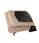 EXT019-12 - Inward Facing Tip Up Seat Cover - Defender up to 2007 - Sand Canvas - By Exmoor Trim Image 4 Thumbnail