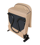 EXT019-12 - Inward Facing Tip Up Seat Cover - Defender up to 2007 - Sand Canvas - By Exmoor Trim Image 6 Thumbnail