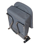 EXT019-50 - Inward Facing Tip Up Seat Cover - Defender up to 2007 - Black Canvas - By Exmoor Trim Image 4 Thumbnail