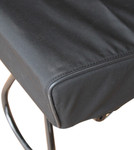 EXT019-50 - Inward Facing Tip Up Seat Cover - Defender up to 2007 - Black Canvas - By Exmoor Trim Image 5 Thumbnail