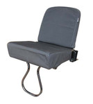 EXT019-50 - Inward Facing Tip Up Seat Cover - Defender up to 2007 - Black Canvas - By Exmoor Trim Image 1 Thumbnail