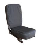 EXT019-47 - Front Centre Seat Canvas Cover - Defender up to 2007 - Black - By Exmoor Trim Image 3 Thumbnail