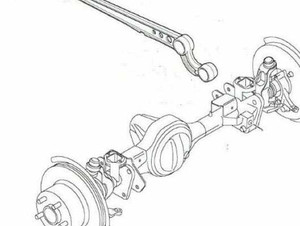 Front Radius Arm Panhard Rod and Anti-Roll Bar