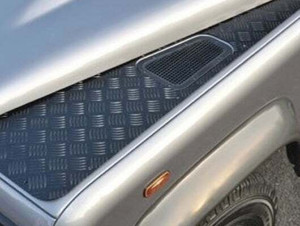 Black 2mm Chequer Plate by DDS