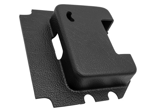 MTC1710 - Rear Door Lock Cover - Black - Land Rover Defender 1987-2006