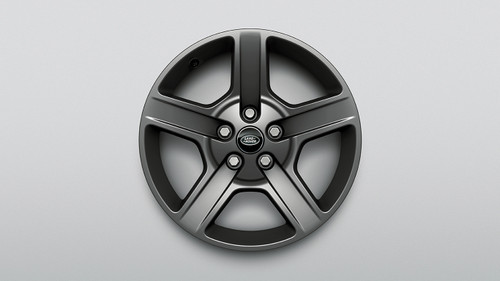 LR129104 - All New Defender 18" Alloy Wheel in Dark Satin Grey Finish - 5 Spoke Style 5094 - Genuine Land Rover LR129104 - All New Defender 18" Alloy Wheel in Dark Satin Grey Finish - 5 Spoke Style 5094 - Genuine Land Rover