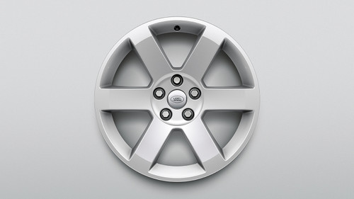 LR129106 - All New Defender 19" Alloy Wheel in Silver Sparkle Finish - 6 Spoke Style 6009 - Genuine Land Rover