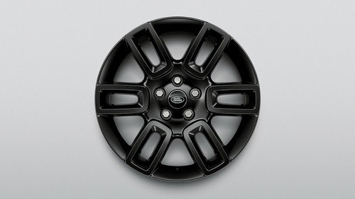 LR129108 - All New Defender 19" Alloy Wheel in Black Gloss Finish - 6 Split Spoke Style 6010 - Genuine Land Rover LR129108 - All New Defender 19" Alloy Wheel in Black Gloss Finish - 6 Split Spoke Style 6010 - Genuine Land Rover