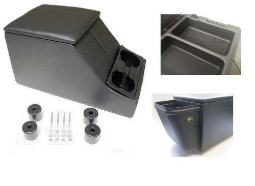 LRC1699 - Cubby Box Kit in Black for Land Rover Defender - Includes Rear Pocket and Inner Cubby Box Double Tray LRC1699 - Cubby Box Kit in Black for Land Rover Defender - Includes Rear Pocket and Inner Cubby Box Double Tray