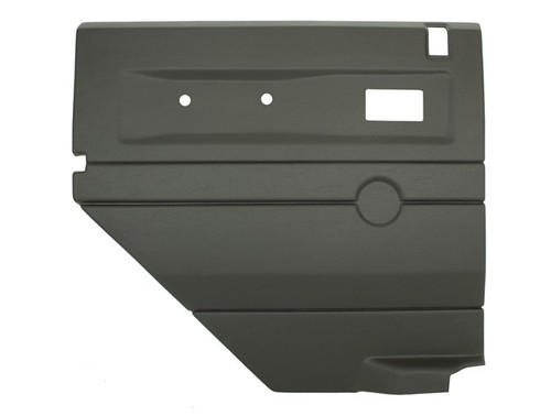 TF2487 - 2nd Row Door Card for Defender up to 2007 - LHS - Electric Window - Dark Grey - By Terrafirma