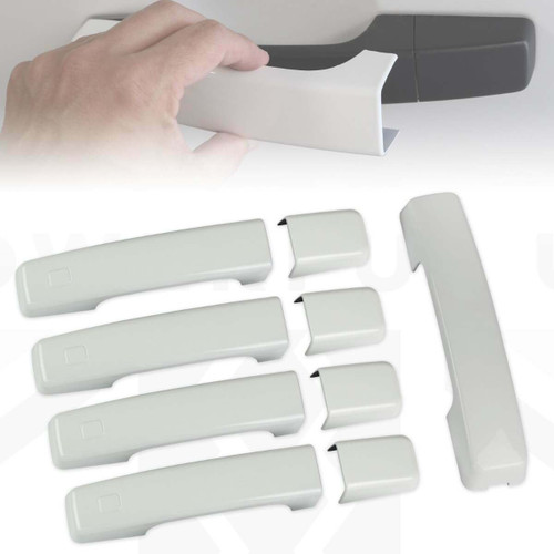 LRDH135-FUJ-110 - Fuji White Handle Set for Land Rover Defender 2020 Onwards - 5 Handle Kit for 110 Vehicles