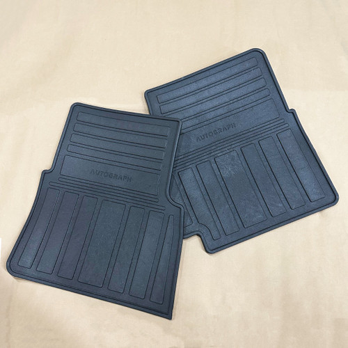 EXT017-34 - Front Mats - Rubber - Defender Puma 2007 onwards - by Exmoor Trim EXT017-34 - Front Mats - Rubber - Defender Puma 2007 onwards - by Exmoor Trim
