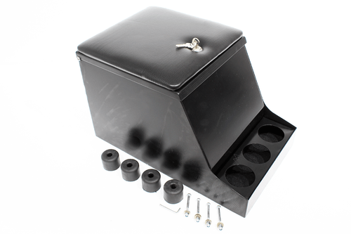 TF2662SEC - Terrafirma Security Metal Cubby Box Black - Defender 