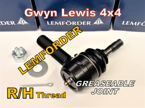 SUMO-RH-LEMFORDER-TRE - Lemforder Greaseable Right Hand Thread Track Rod End