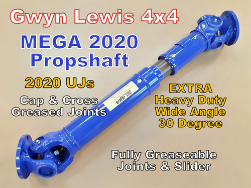 GL-MEGA-600 - Front Wide Angle 2020 MEGA Prop Shaft for Land Rover Defender - Fits 300TDI & TD5 1994-2006 - Also Fits Discovery 1