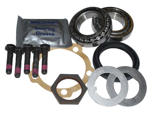 DA2387 - Front Wheel Bearing Kit for Range Rover Classic All ABS Vehicles - Wheel Bearings, Flange Bolts and Gasket, Hub Seals, Hub Cap and Lock Tabs - Available with Hub Nut Socket Tool