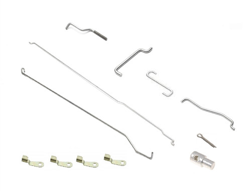 JWP5023 - 2nd Row Push Button Door Full Link Rod Kit - Right Hand - Land Rover Defender 1983-2016