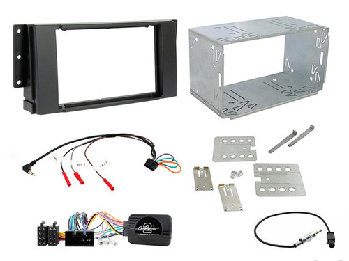 CTKLR03 - Double DIN Radio Installation Kit - Land Rover Freelander (2006-2014) and Range Rover Sport (2005-2009)