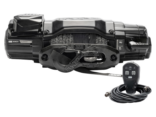 ARW100SA - ARB 10,000lb 12v Winch - 10mm x 28m Synthetic Rope - 4.0kW Motor and 4 Stage Gearbox