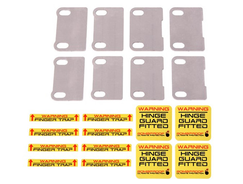 G1399 - Four Door Bombproof Hinge Guards for Defender - Protect your Defender Doors from Theft