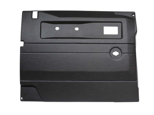 TF3264 - Front Door Card for Defender 2007-2016 - LHS - Manual Window - Black- By Terrafirma