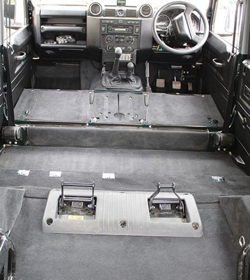 EXT021-14 - 110 Defender Puma s/w Full Premium Carpet Set (cut away arches) 5 seat. - By Exmoor Trim
