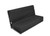 EXT019-71 - Two Man Bench Cover - Black Canvas - Defender up to 2007 - By Exmoor Trim