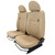 EXT308 - Pair of Post 2007 Defender Puma Heated Seats with Twin Stalk Headrest - Fits Defender 90 and 110 - Choice of Finishes Available - by Exmoor Trim