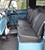 EXT378-1 - Land Rover Series 3 Deluxe Full Front Seat Set Black Vinyl - By Exmoor Trim