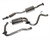 DA4231 - Stainless Steel Defender Exhaust System - Defender 90 - 200TDI