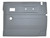 TF2490 - Front Door Card for Defender up to 2007 - RHS - Manual Window - Light Grey - By Terrafirma