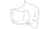 LR132761 - Right Hand Front Air Deflector for Land Rover Defender 2020 Onwards - Genuine Land Rover