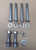 YRM1065 - Stainless Steel Steering Box Fixing Kit - For Land Rover Defender - By YRM Metal