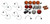 LRC2760 - 1983-1994 Defender LED Coloured Lamp Kit in Genuine Land Rover Style with Harness Plugs - Upgrade Kit For Front and Rear Lights Including Side Repeaters