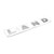LR002213 - Front Lettering for Land Rover Freelander 2 - In Brunel - Spells L A N D