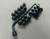 LRC1127WB - Full Vehicle Set of Black Wheel Nuts and 5 Locking Wheel Nuts with Heavy Duty Wheel Brace - Land Rover Defender
