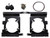 LR008361B - Grille & Headlight Surround Set - Black - Defender 2007-2016