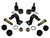 LRC11170 - Front and Rear Heavy Duty Anti Roll Bar Kit - Defender 110 & 130 - includes Front and Rear Heavy Duty Anti Roll Bars and Polybush Bushes