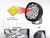 TF7704   - 5" High Intensity LED Spot Lights - Round - Supplied as a Pair - by Terafirma