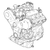 LR004729 - Service Engine Stripped Short Block - 2.7 TDV6 - Discovery 3 and Range Rover Sport