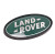 LR023361 - Rear Land Rover Badge - Silver on Green Background - Genuine Land Rover