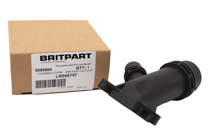 LR006797 - Coolant Outlet for Range Rover L322 - 3.0 TD6 & Freelander TD4 - Genuine Land Rover option available Image 2