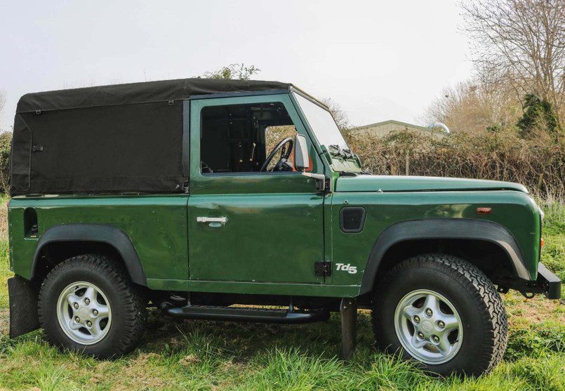 EXT202-30 - Soft Top Conversion Heavy Duty Roll Cage and Canvas Hood Kit for Land Rover Defender 90 - By Exmoor Trim Image 26