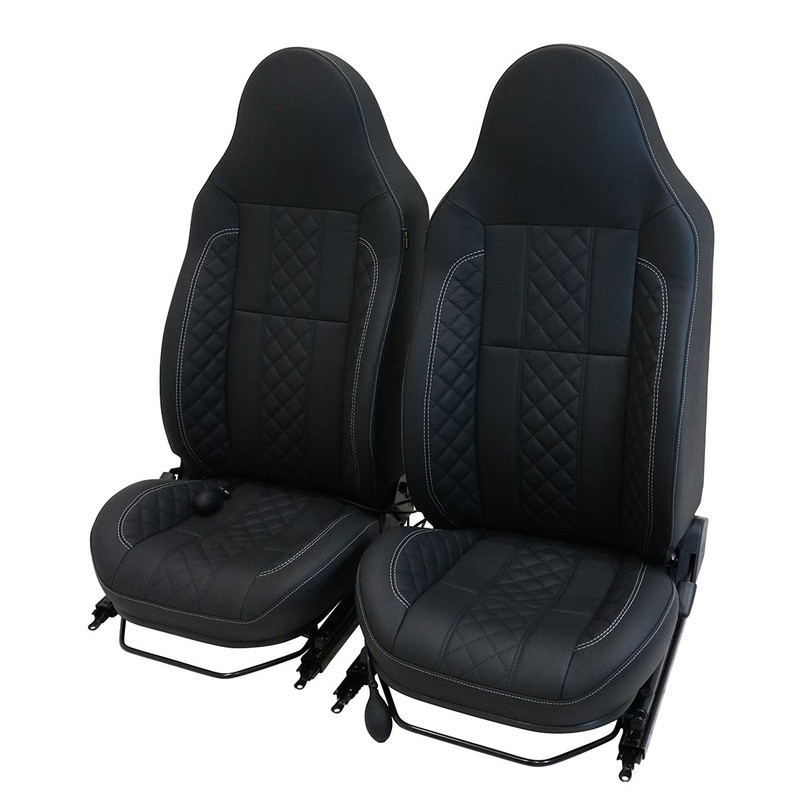 EXT430 - Exmoor Trim County Seat - Land Rover Defender - Supplied in Pairs - Heated - Pneumatic Lumbar Support - Multiple Colours Available Image 14